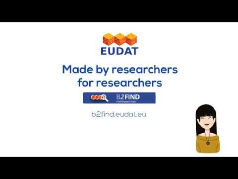Embedded thumbnail for EUDAT B2FIND Service - Your interdisciplinary and cross-community discovery tool